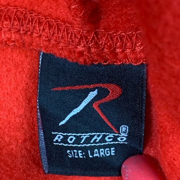 Rothco Red US Flag USMC Eagle Globe Anchor Concealed Carry Hoodie Men's Large - Picture 4 of 9